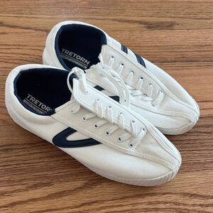 Tretorn women's navy and white sneakers